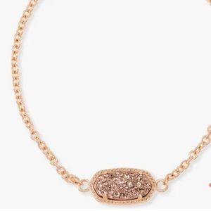 Kendra Scott Elaina Adjustable Chain Bracelet in Rose Gold